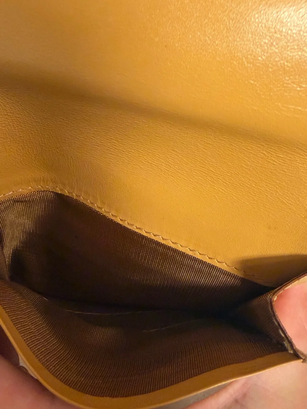 Vintage CÉLINE Macadam Triomphe Kiss-Lock Wallet